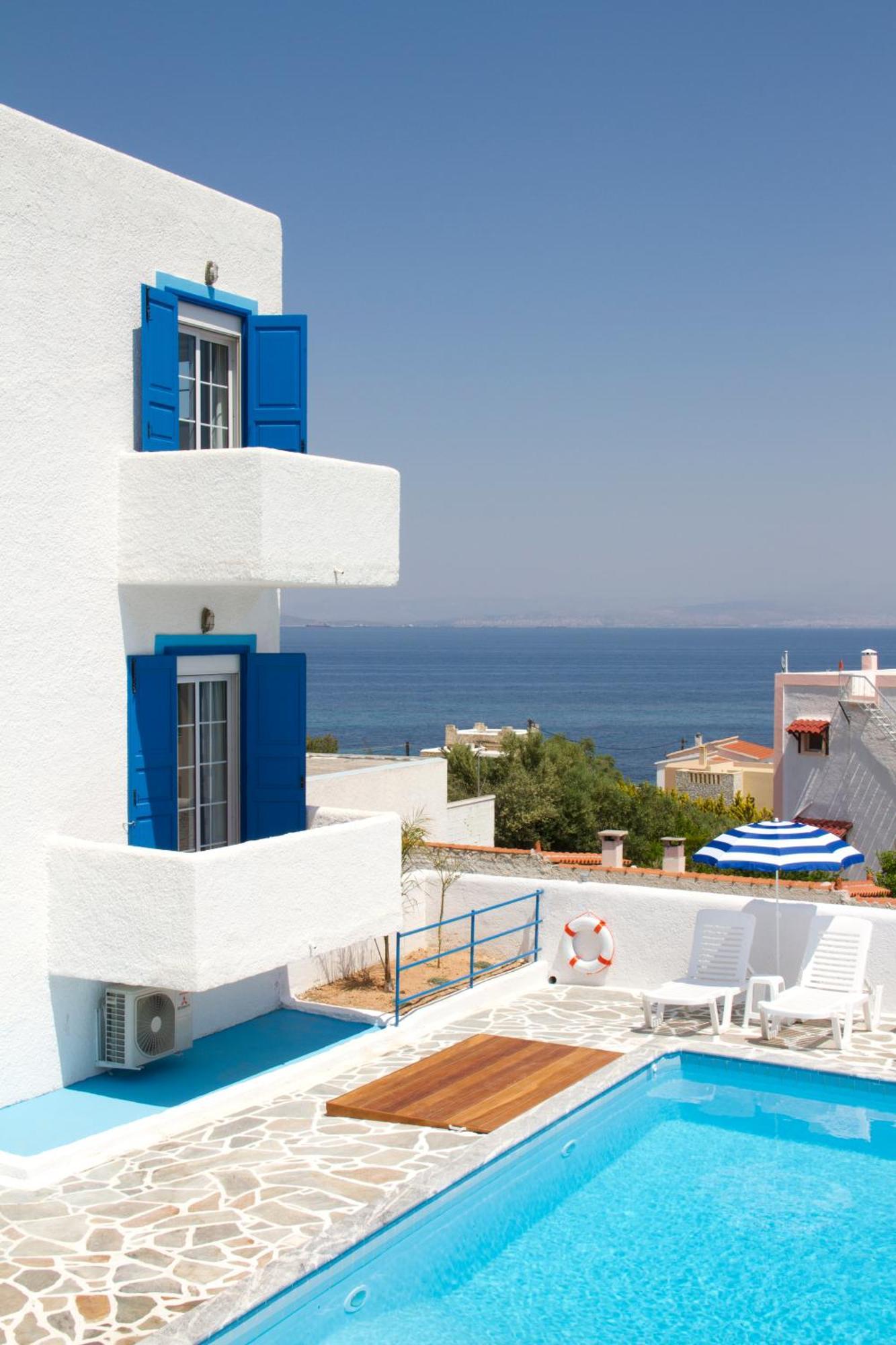 Blue Dolphin Studios And Apartment Vagia  Buitenkant foto