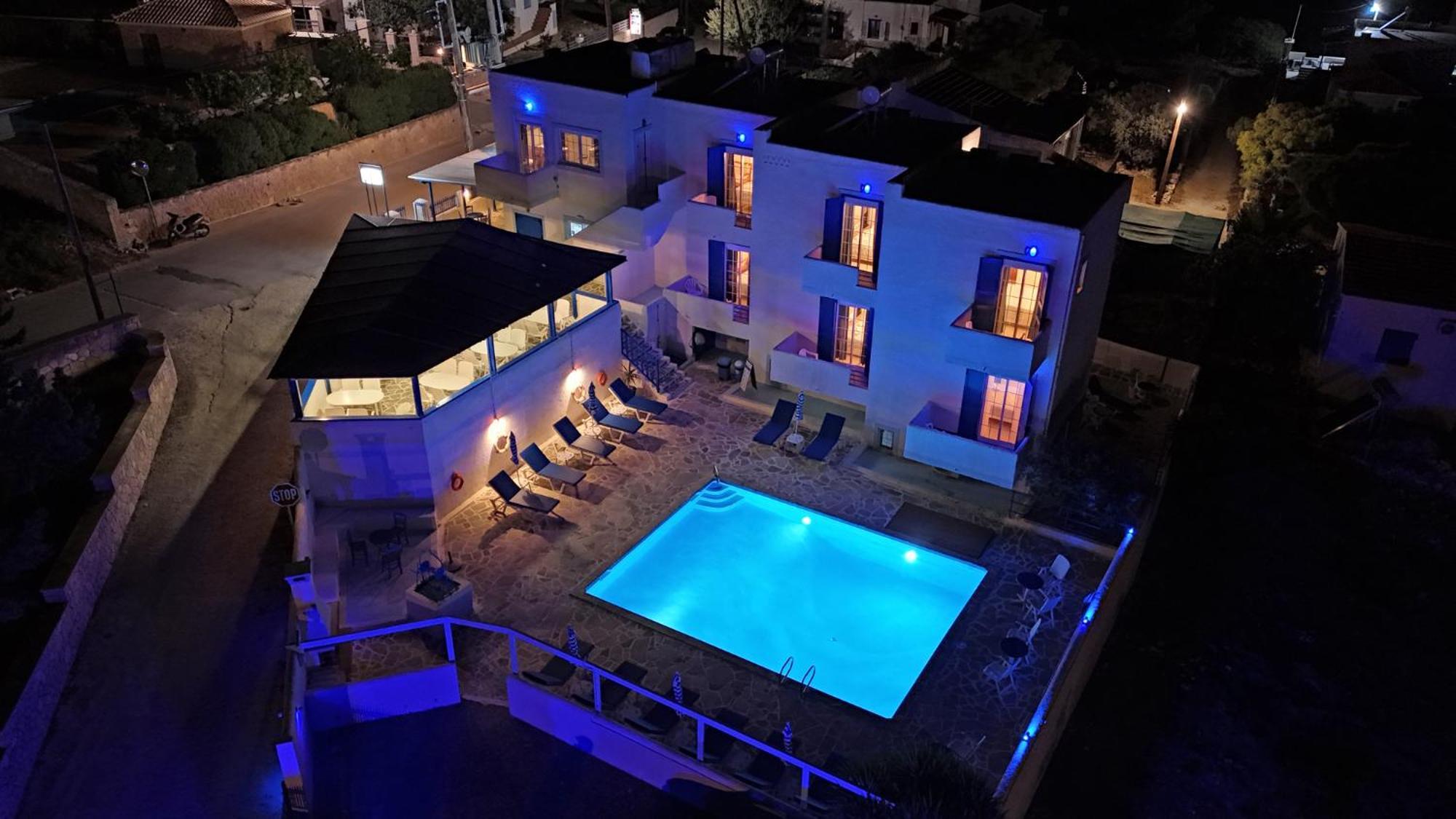 Blue Dolphin Studios And Apartment Vagia  Buitenkant foto